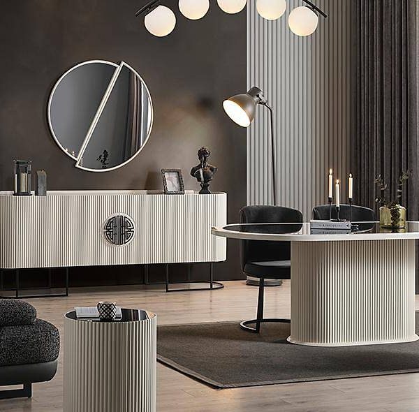 Crown Eetkamerset Ekru — Luxe design voor uw eetkamer