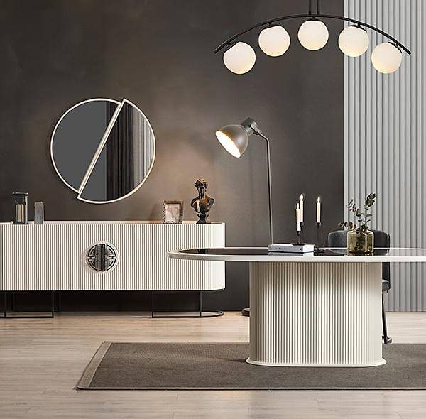 Crown Eetkamerset Ekru — Luxe design voor uw eetkamer