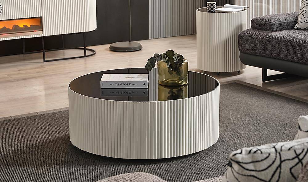 Crown tv-meubel ecru — Luxe design & topkwaliteit