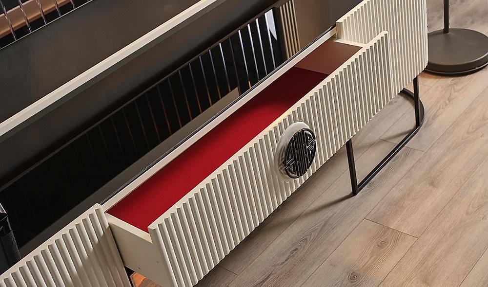 Crown tv-meubel ecru — Luxe design & topkwaliteit