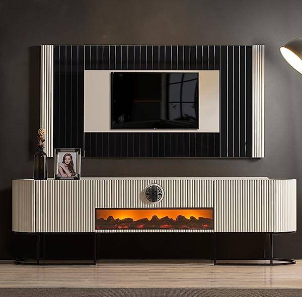 Crown tv-meubel ecru — Luxe design & topkwaliteit