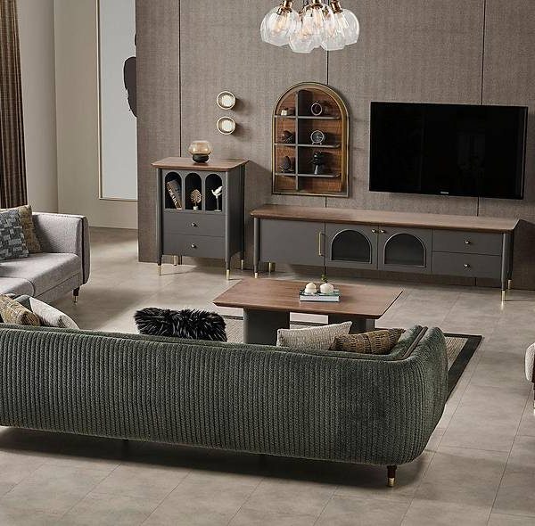 Farist tv-meubel antraciet — luxe design