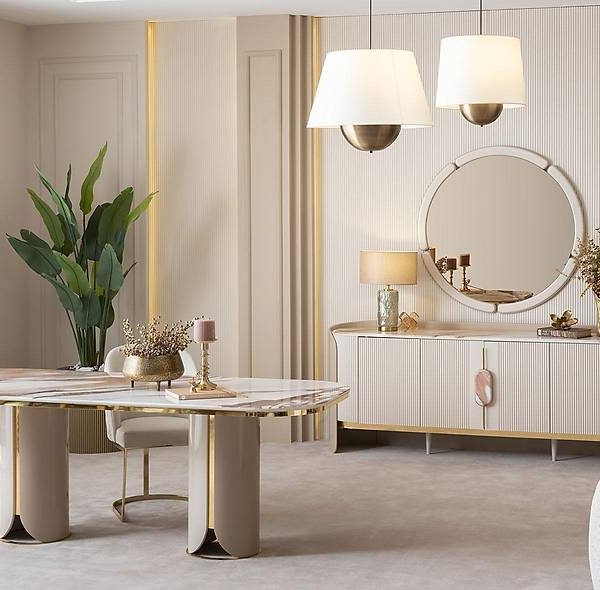 Juliette Luxe Eetkamerset – Premium kwaliteit & strak design