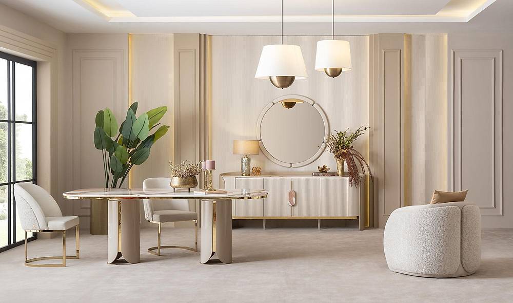 Juliette Luxe Eetkamerset – Premium kwaliteit & strak design