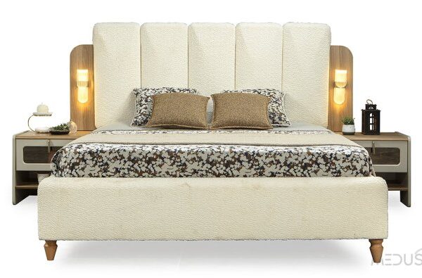 Kuvars Karyola – Premium kwaliteit bed, modern en duurzaam