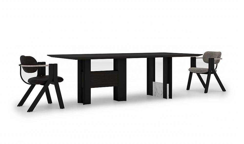 Lignum Eetkamer – Luxe massief hout, modern design