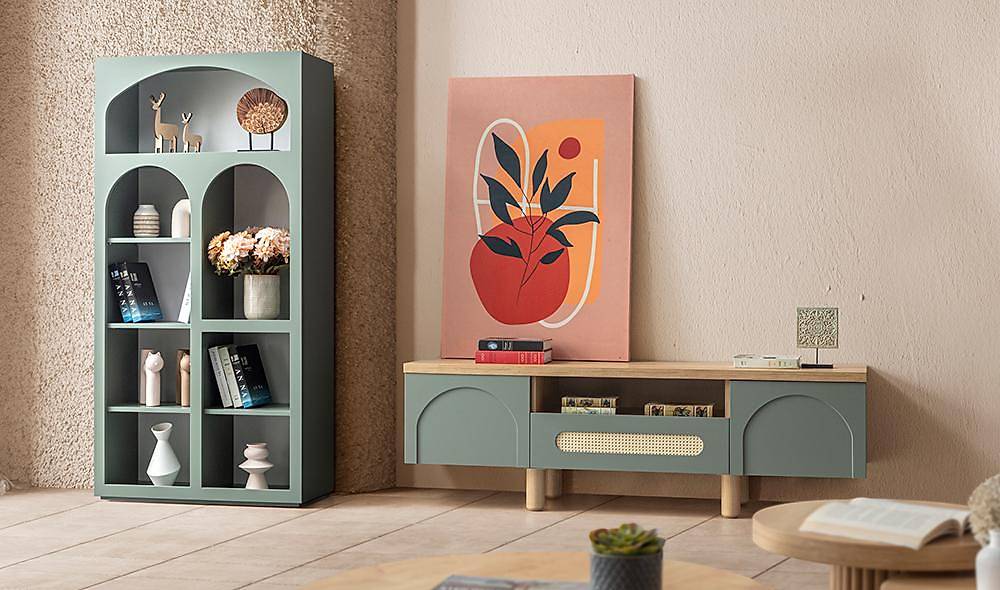 Logo rotan eetkamer - groen design, premium kwaliteit