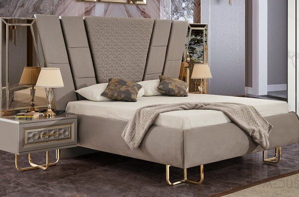 Lounge Luxury Karyola — Premium luxe bed voor stijlvolle slaapkamers