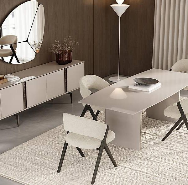 Luxe Dome eetkamerset – Premium eettafel & stoelen