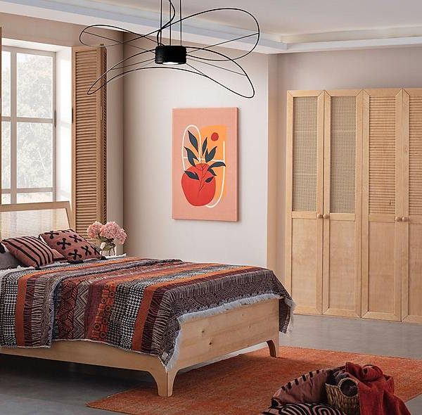 Luxe eiken slaapkamer met Zwitserse bodem