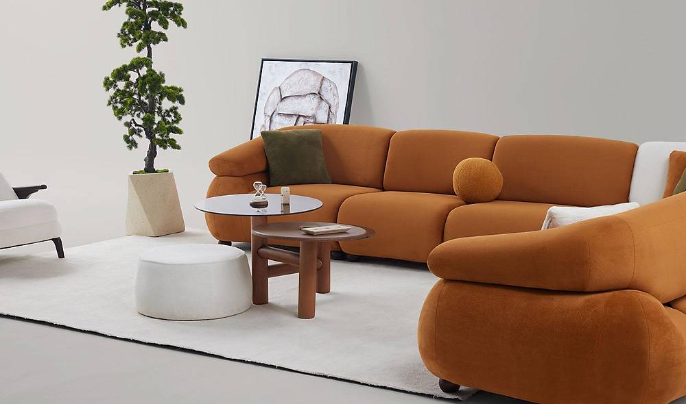 Luxe Rosse Hoekbank – Premium comfort en strak design