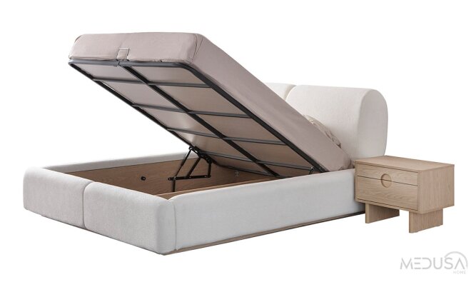 Panama Massief Eiken Bed — Luxe, tijdloos design