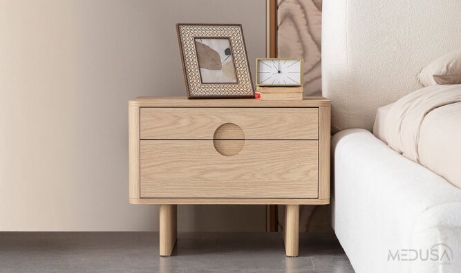 Panama Massief Eiken Bed — Luxe, tijdloos design