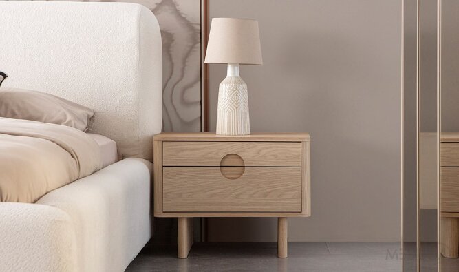 Panama Massief Eiken Bed — Luxe, tijdloos design