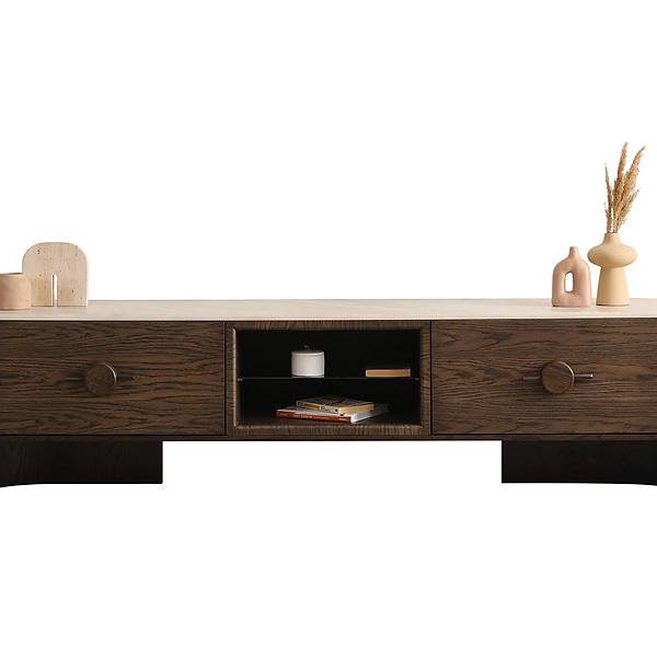 Premium walnoot tv-meubel Areka — luxe & duurzaam