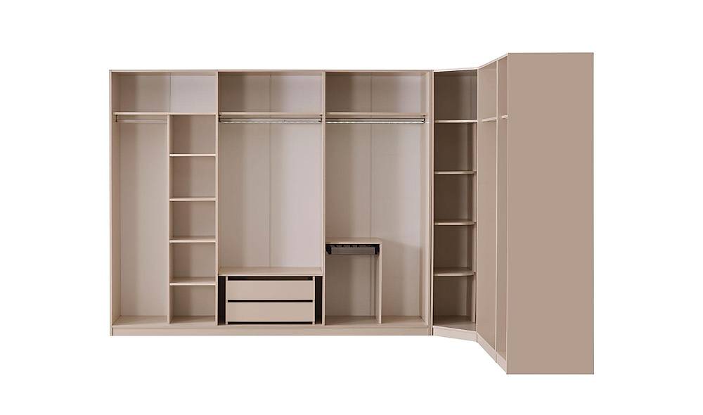 Venezia Luxe Slaapkamerset met Opbergbasis en Hoekkast