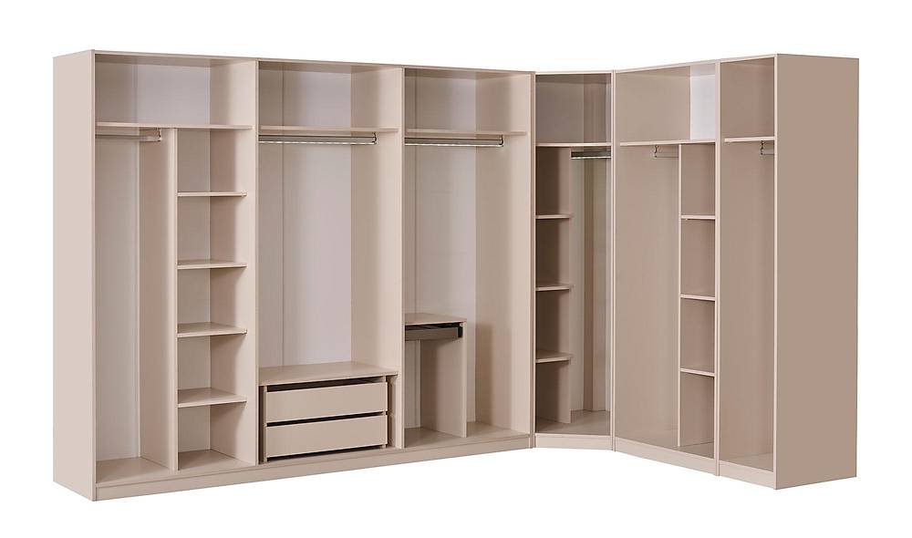 Venezia Luxe Slaapkamerset met Opbergbasis en Hoekkast