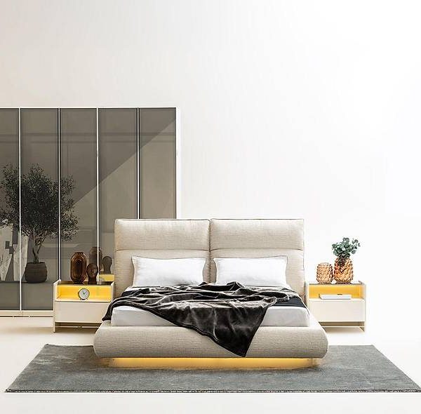 Violin slaapkamer met ruimtebesparende hoekkast – premium design