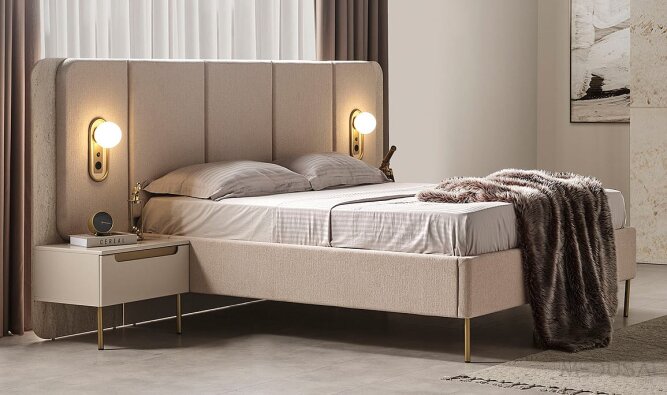 Zara Gold – Luxe Gouden Bedframe van Premium Kwaliteit