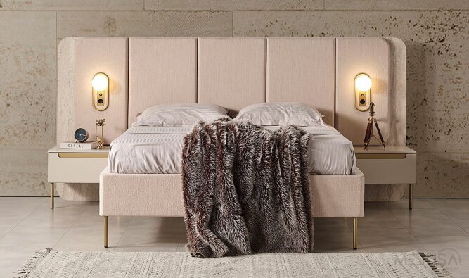 Zara Gold – Luxe Gouden Bedframe van Premium Kwaliteit