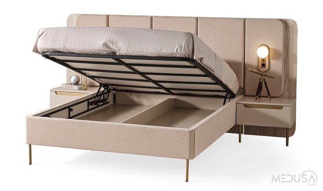 Zara Gold – Luxe Gouden Bedframe van Premium Kwaliteit