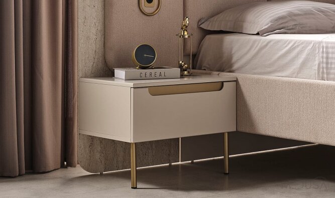 Zara Gold – Luxe Gouden Bedframe van Premium Kwaliteit