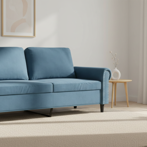 Fluwelen 2-zitsbank 140 cm — Luxe kwaliteit met slaapfunctie