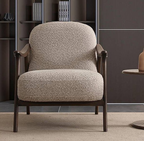 Areka walnoothouten fauteuil - Premium kwaliteit