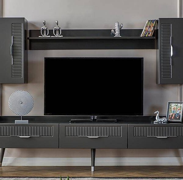 Argemon TV-meubel Antraciet — Premium kwaliteit