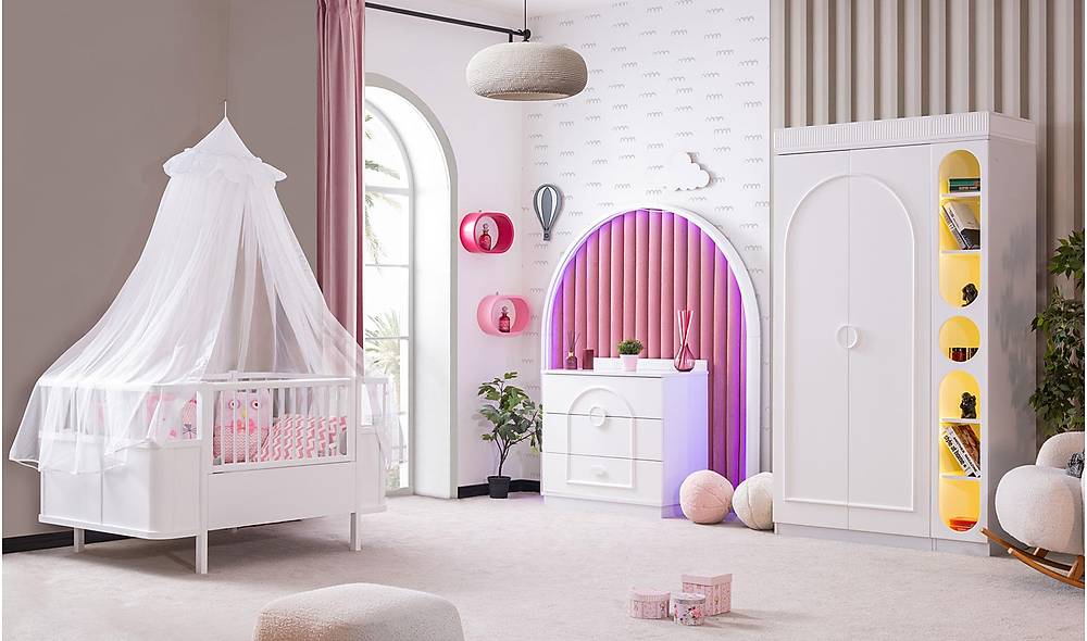 Aries Babykamer Wit — Premium kwaliteit, modern design