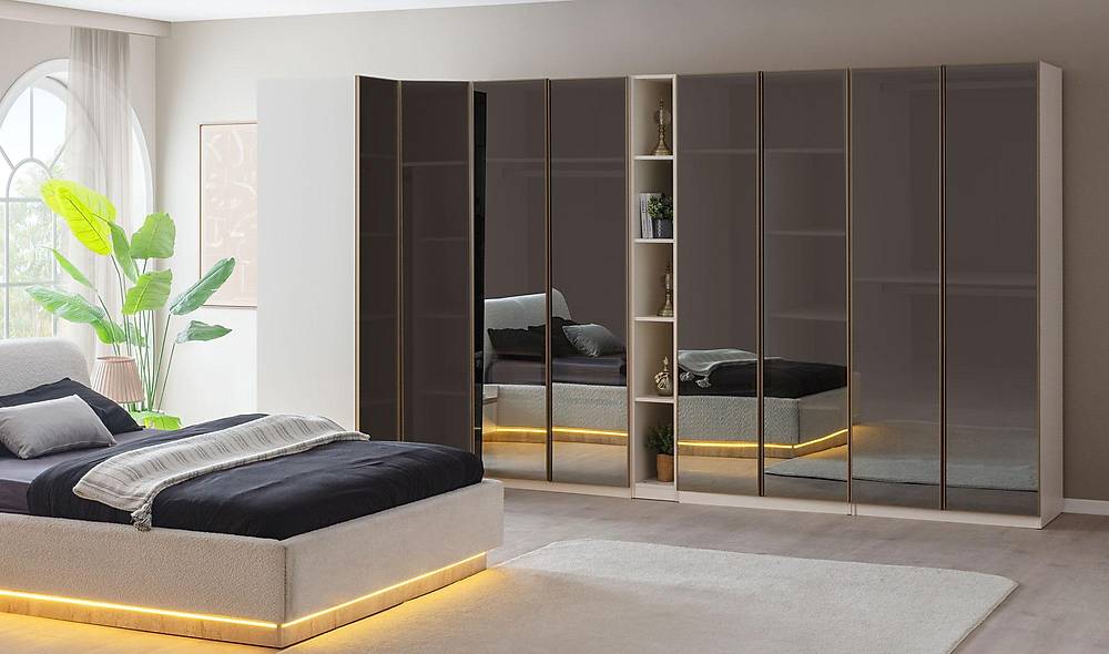 Axis Köşe Gardrop – Premium hoekkast met veel opbergruimte