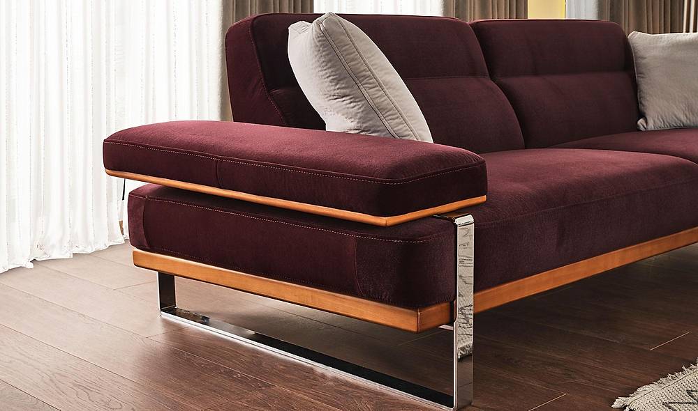 Aydam Bordeaux woonbank – Premium kwaliteit & ultiem comfort