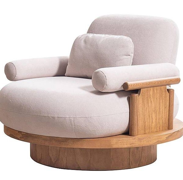 Bitez Fauteuil Meşe — Luxe design in massief eiken