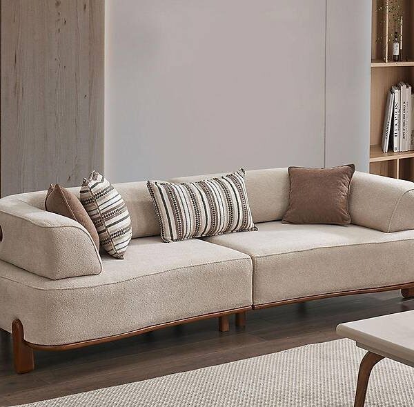 Bologna designbank – luxe walnootafwerking