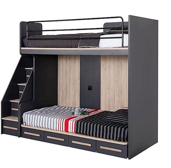 Bornova stapelbed met trap — premium kwaliteit