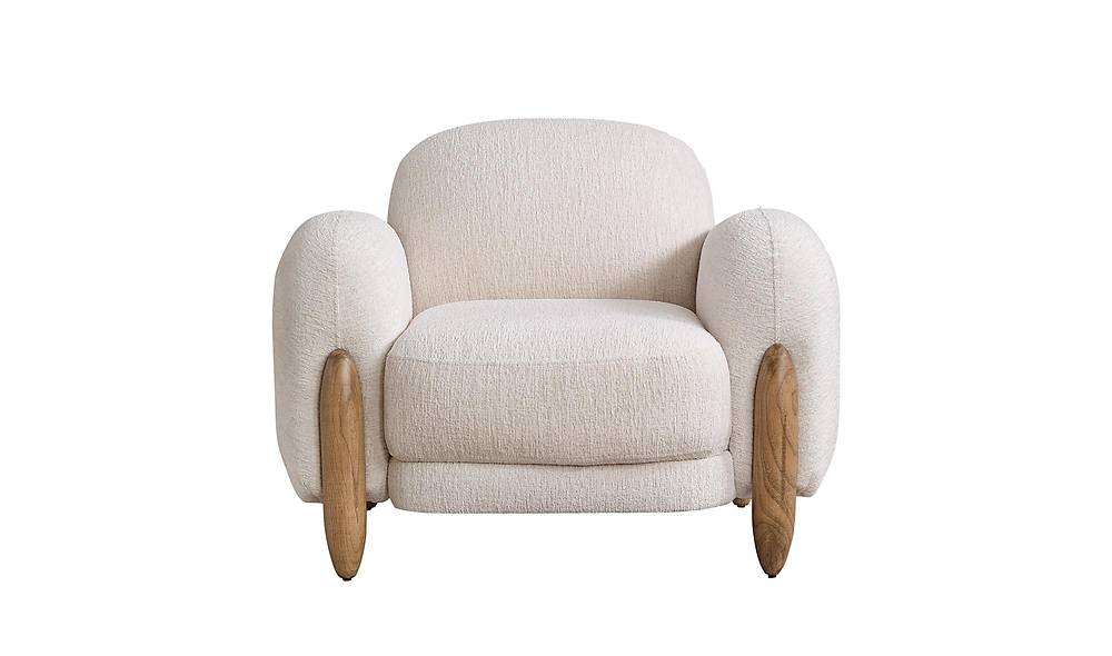 Buklet Fauteuil — Luxe bouclé & ultiem zitcomfort