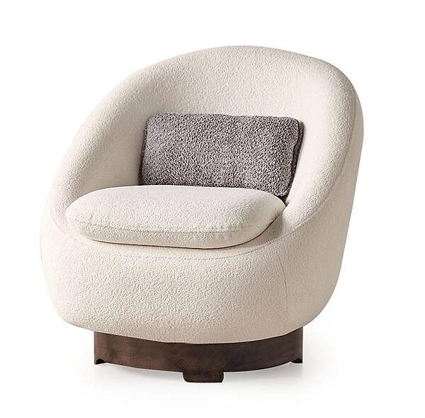 Calvin Berjer Krem – Luxe design fauteuil voor ultiem comfort