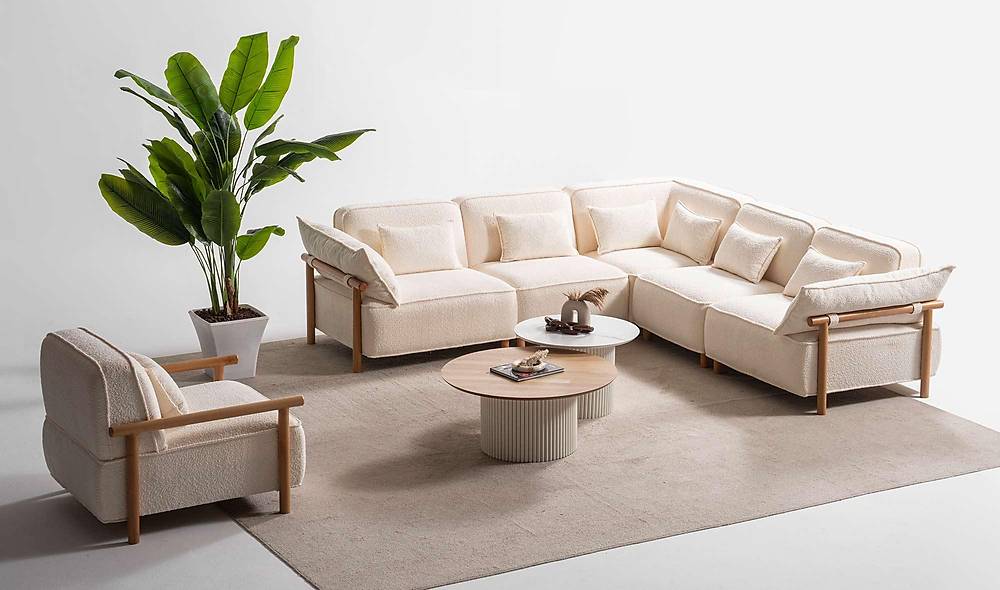 Cloudy Medium Hoekbank – Luxe comfort en modern design