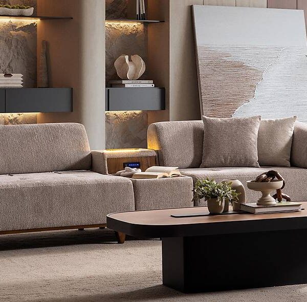Colle bank met geluidssysteem — Luxe audio