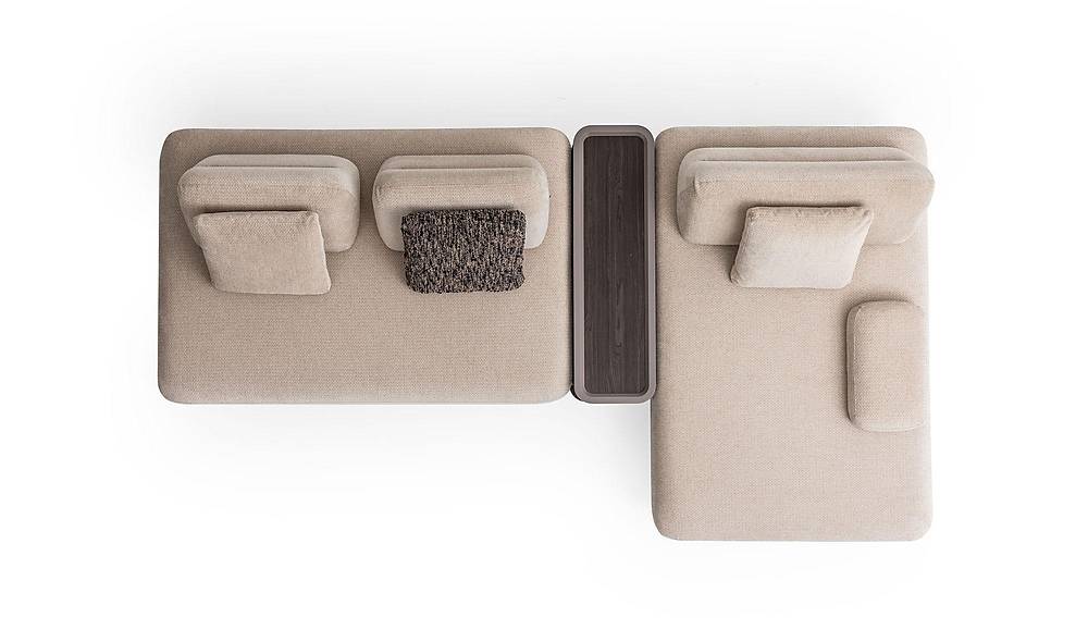Compact hoekbank Frou — luxe kwaliteit