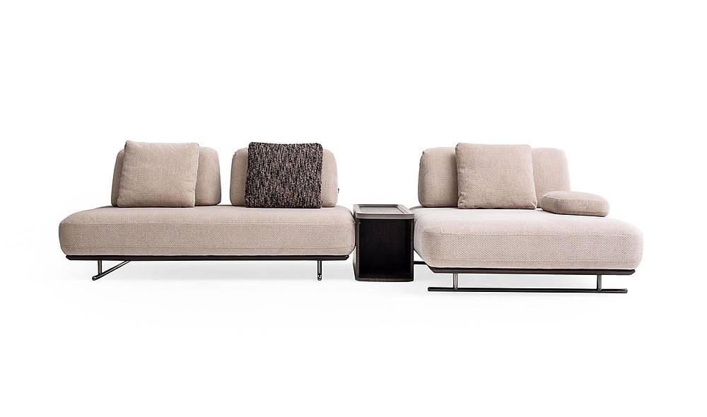Compact hoekbank Frou — luxe kwaliteit