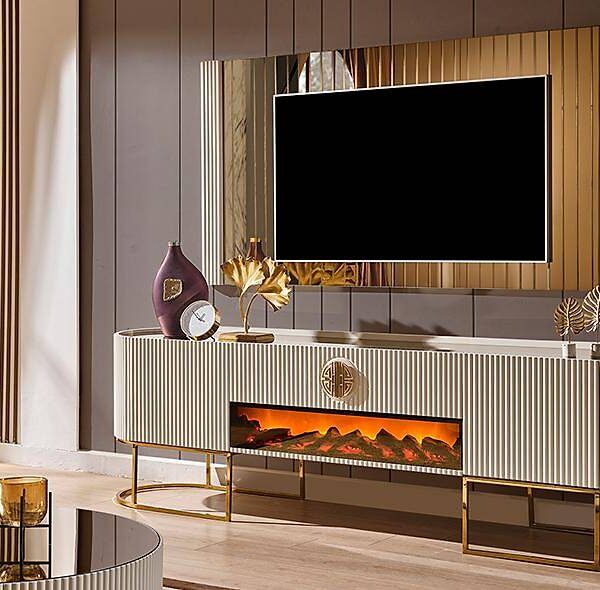 Crown Crème TV-meubel — Premium kwaliteit