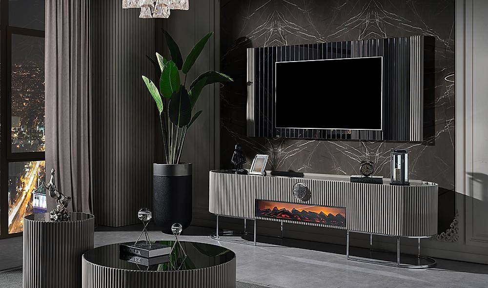 Crown tv-meubel grijs — Premium design, slimme opberging