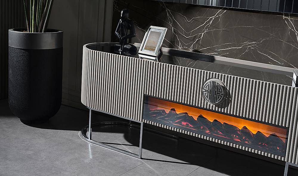 Crown tv-meubel grijs — Premium design, slimme opberging