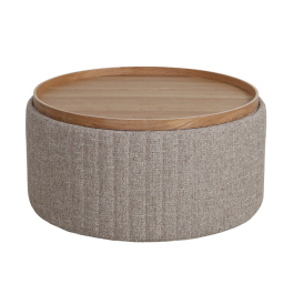 DÉJA Premium salontafel Angela 81cm — Rond met opbergruimte