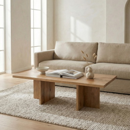 DÉJA Salontafel Lohja 120cm — Premium naturel design