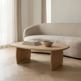 DÉJA Salontafel Sabine 110cm — Premium massief hout