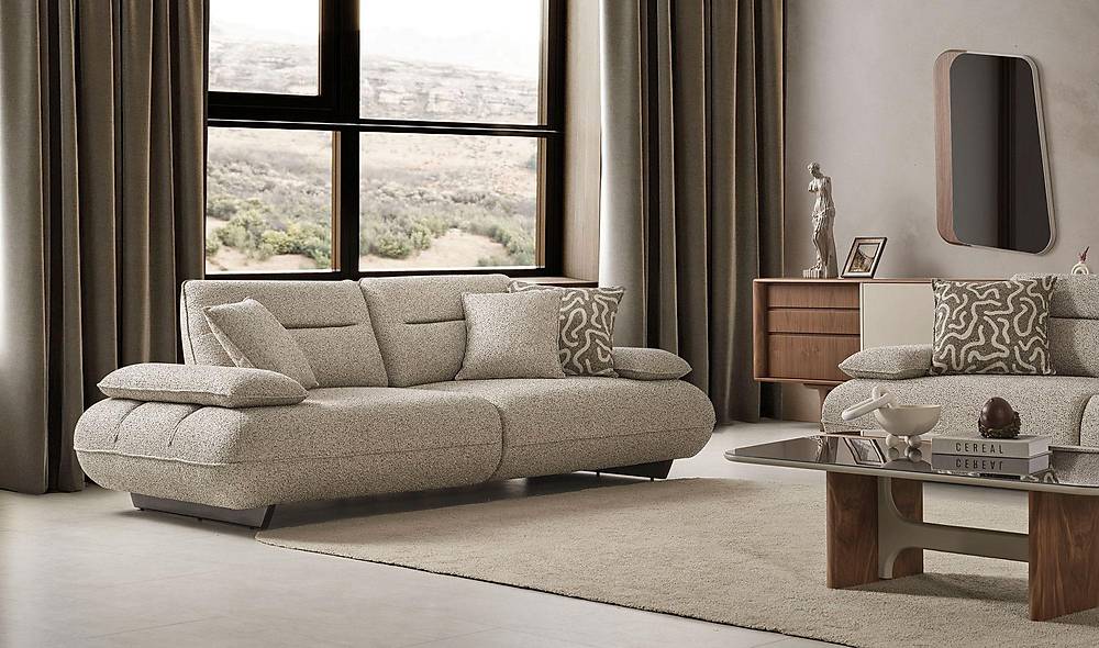 Delenna Luxe design driezitsbank