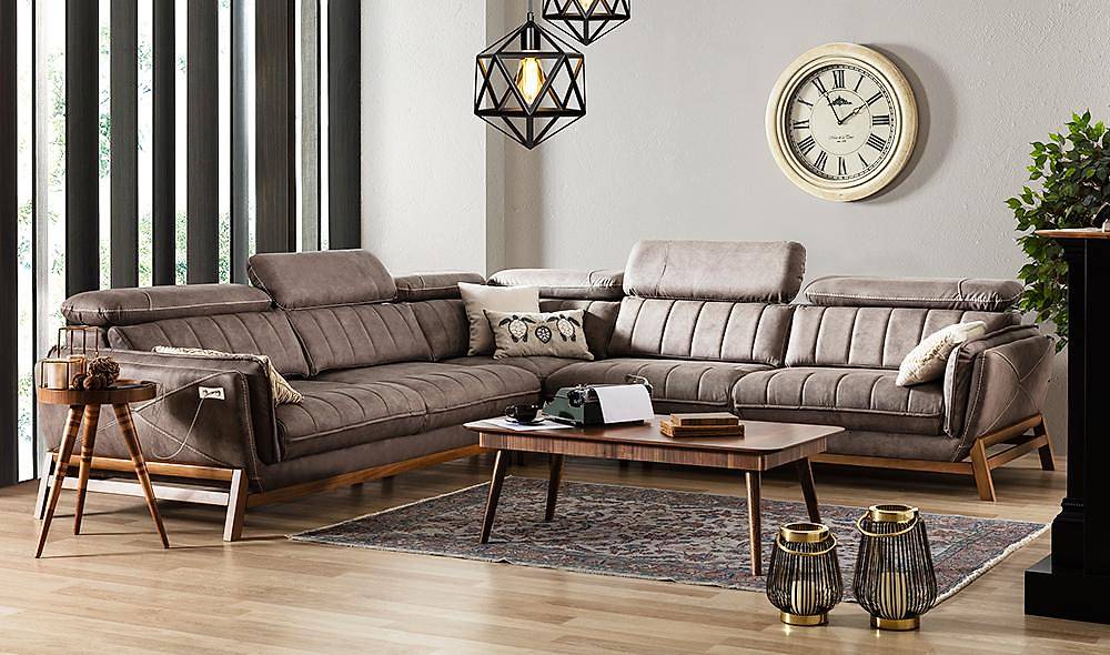 Esinti Premium Verstelbare Hoekbank met Relaxfunctie