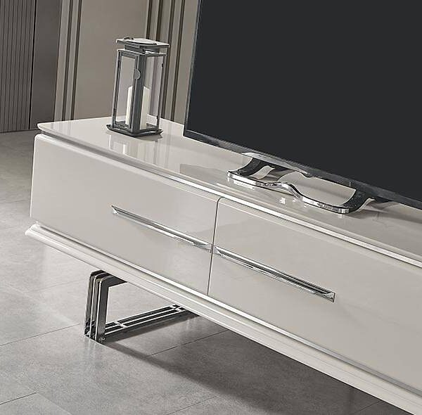 Farya Grijs TV-meubel — Hoogwaardig design voor moderne woonkamers